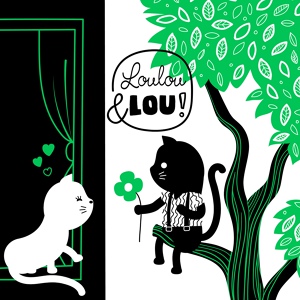 Обложка для Jazz Katze Louis Kindermusik, Kinderlieder Loulou und Lou, Loulou & Lou - ABC