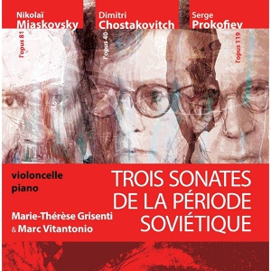 Обложка для Duo Grisenti Vitantonio, Marie-Thérèse Grisenti, Marc Vitantonio - Sonate pour violoncelle et piano in D Minor, Op. 40: I. Allegro non troppo