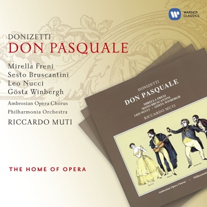 Обложка для Leo Nucci/Sesto Bruscantini/Philharmonia Orchestra/Riccardo Muti - Don Pasquale, Act I Seconda Scena: Bella siccome un angelo (Malatesta/Pasquale)